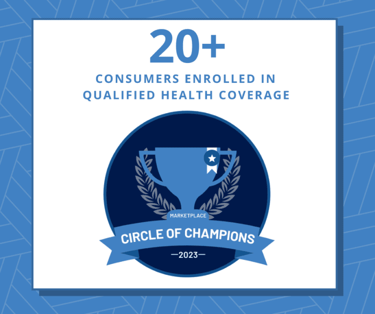 Circle of Champions 20+ Consumers Enrolled Badge